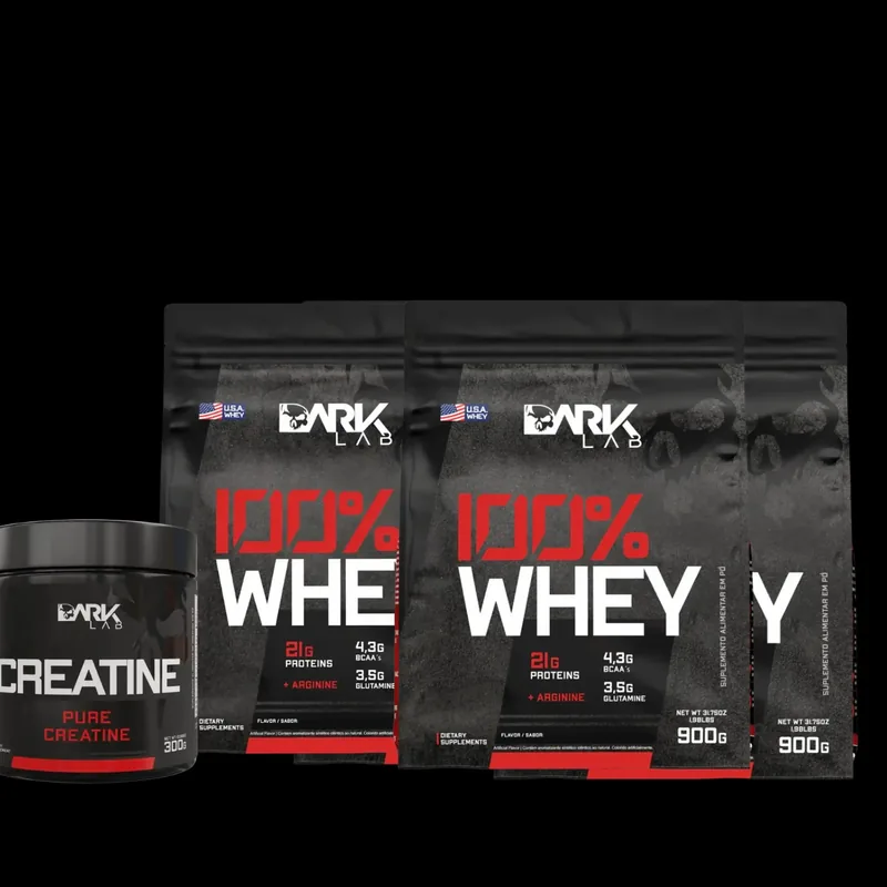 (ÚLTIMAS UNIDADES) 3X WHEY + 1 CREATINA